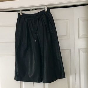 Zara Gaucho Faux Leather pant